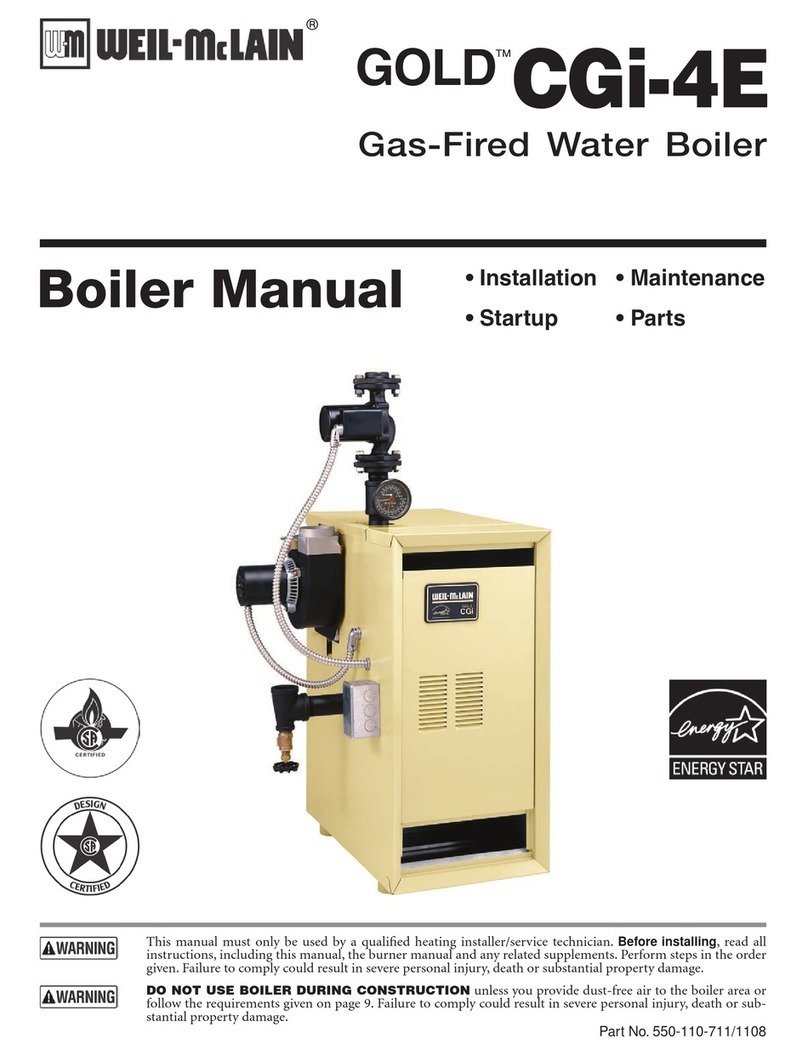 Weil-McLain GOLD CGi-4E manual&nbsp;