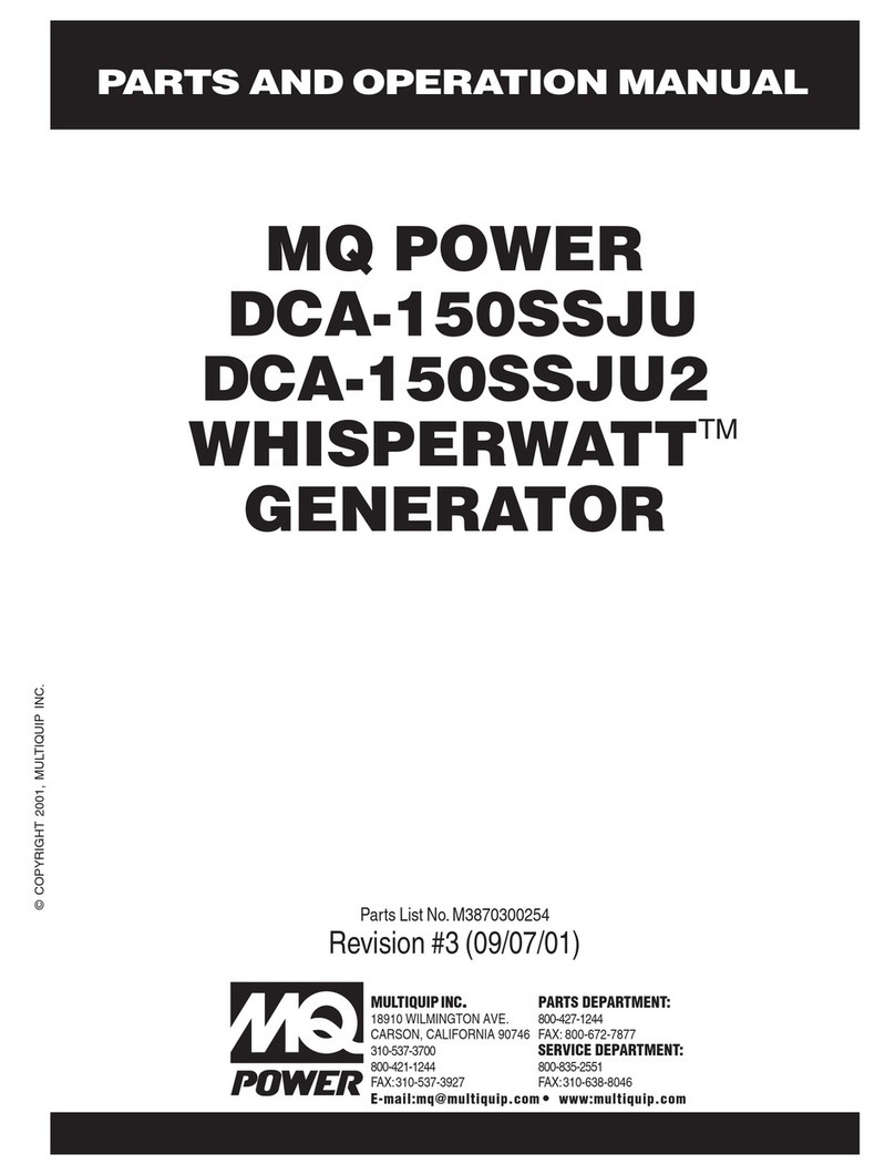 MQ Power DCA-150SSJU User manual