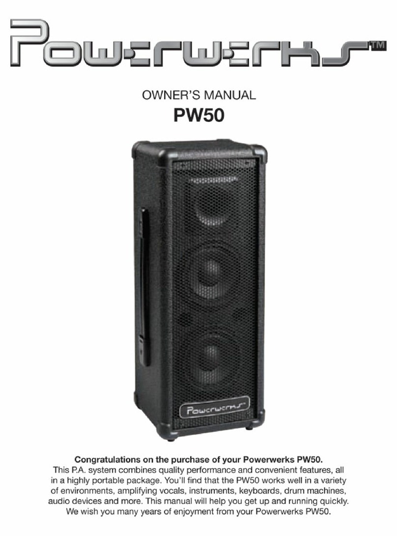 Power works PW50 owner's manual
