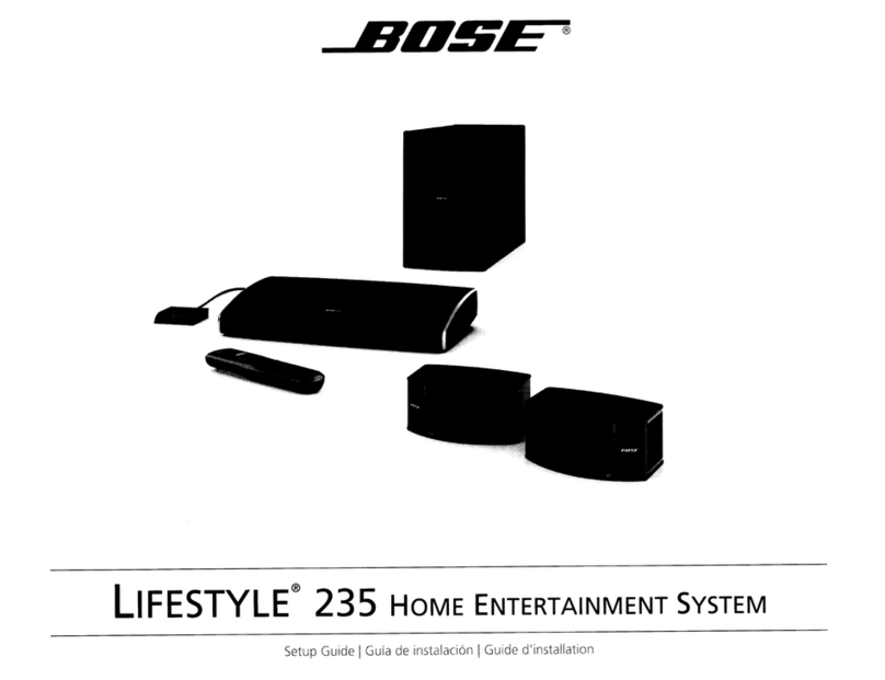 Bose Lifestyle 235 User manual