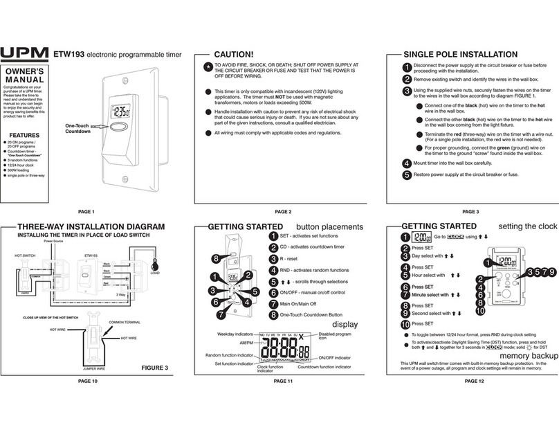 UPM ETW193 User manual