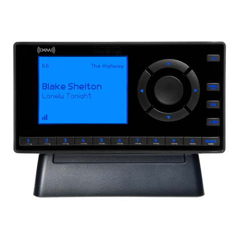 Sirius Satellite Radio Dock & Play Vehicle Kit User manual