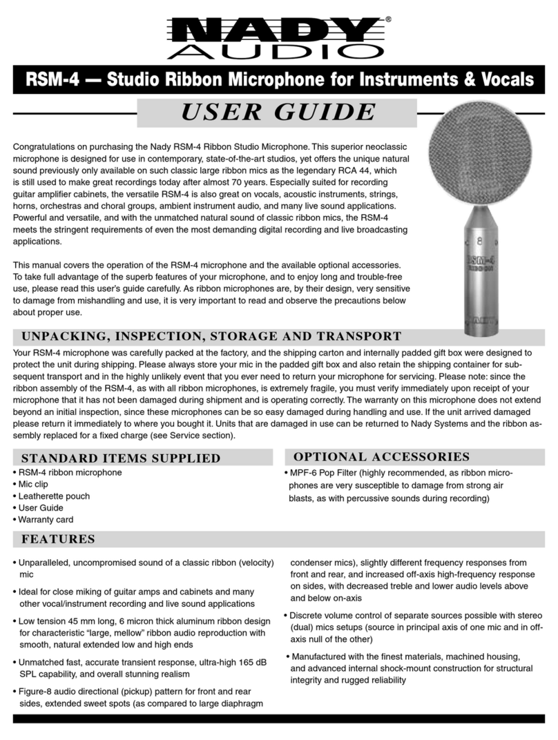 Nady Audio RSM-4 user guide