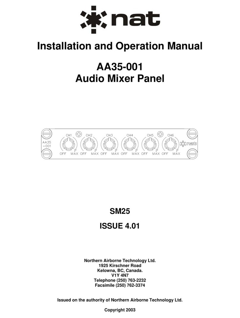Nat AA35-001 Operation manual