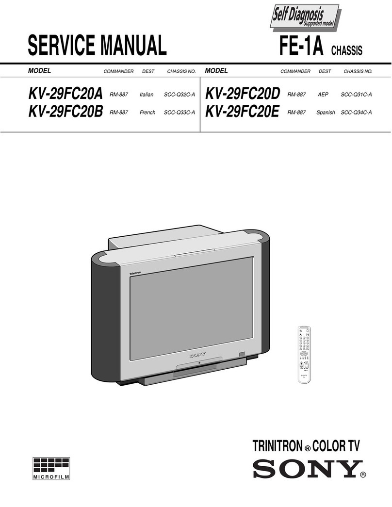 Sony Trinitron KV-29FC20A User manual