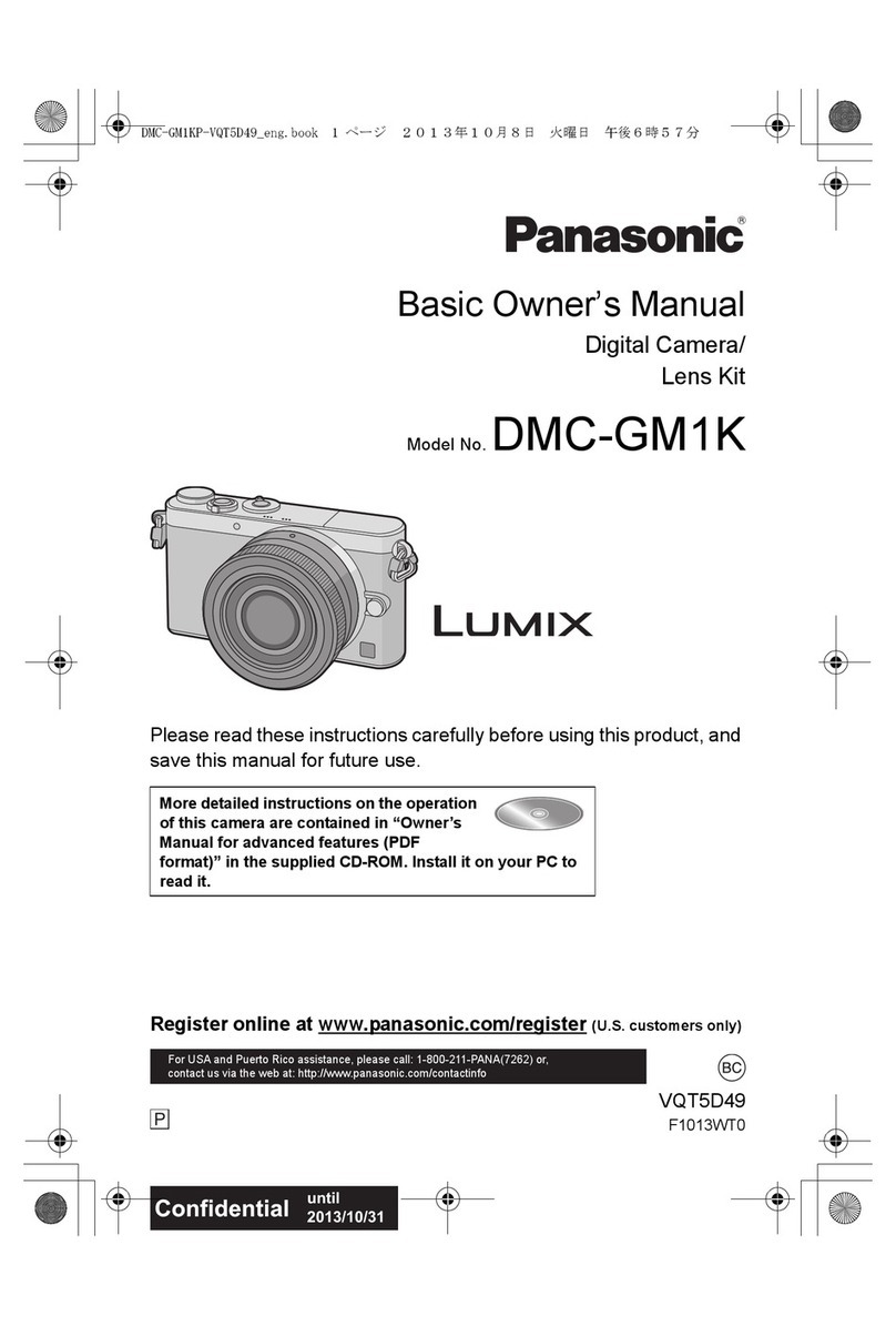 Panasonic LUMIX DMC-GM1K Basic owner's manual