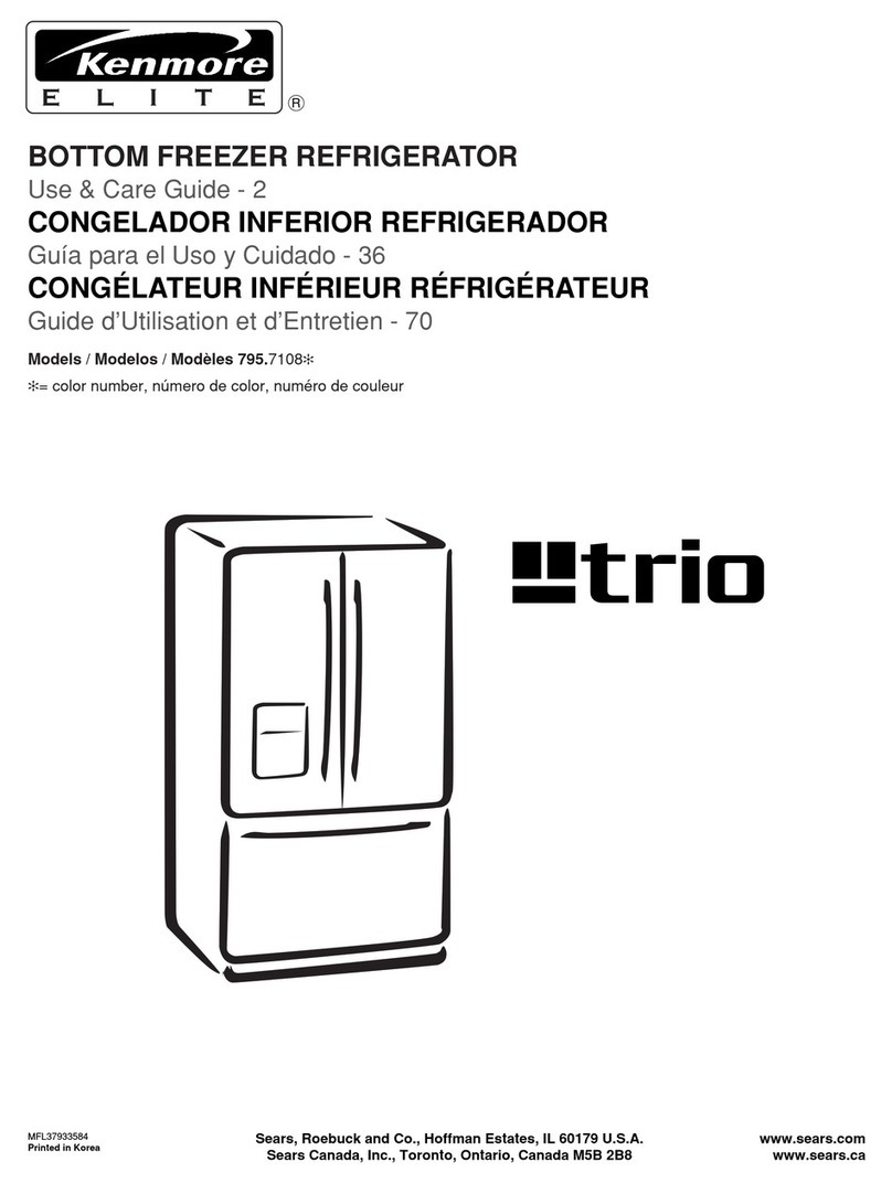 Kenmore MFL37933584 Use & care guide