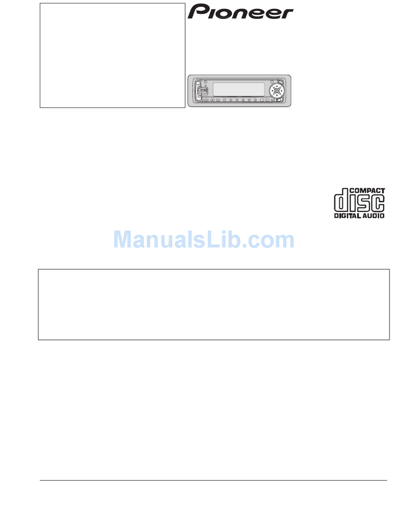 Pioneer DEH-P8000R Service manual