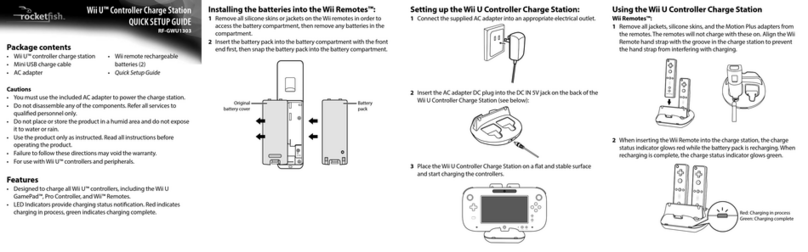 Rocket Fish Wii U RF-GWU1303 User manual