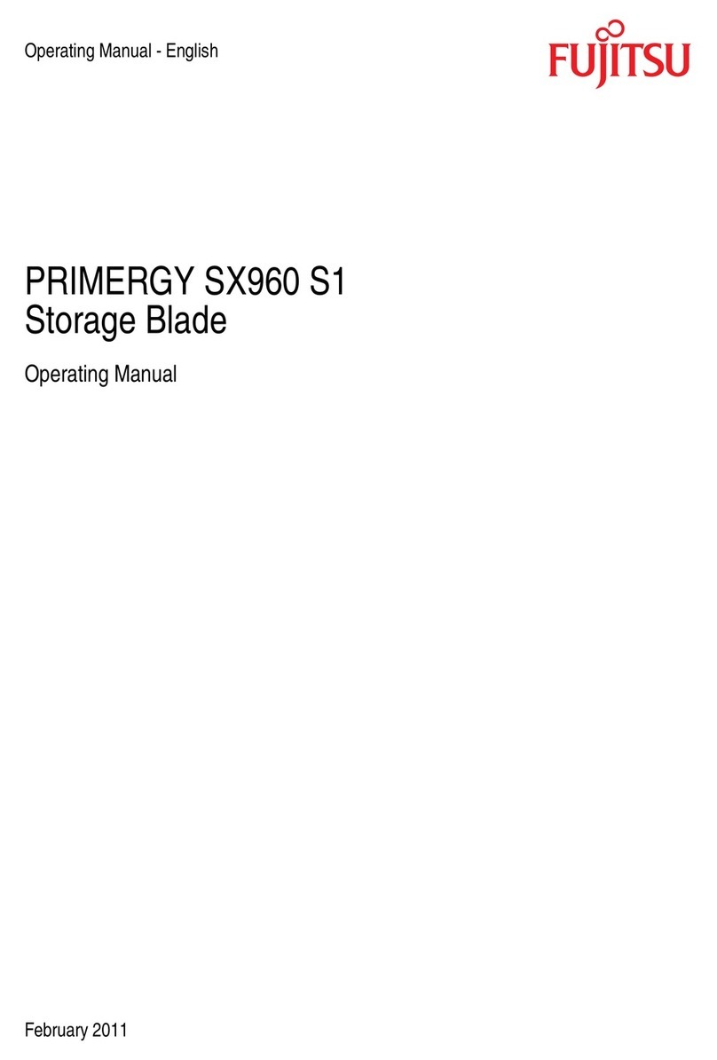 Fujitsu PRIMERGY SX960 S1 User manual