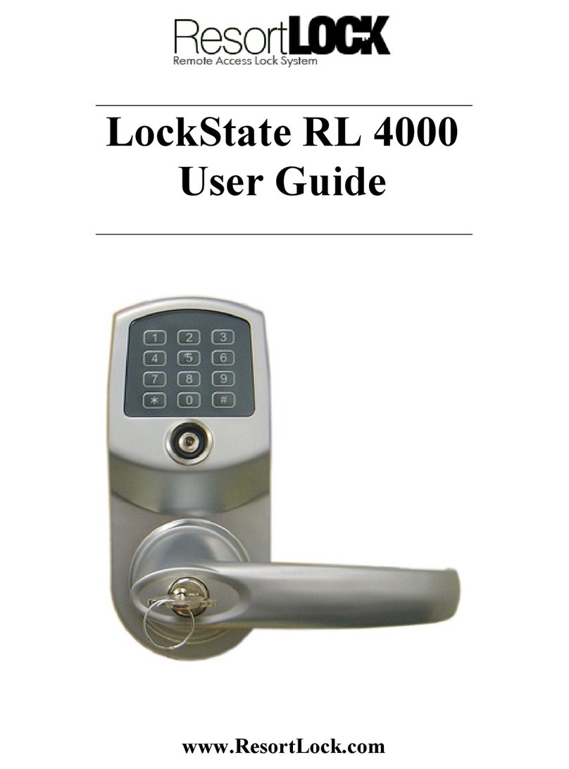 ResortLOCK LockState RL 4000 user guide