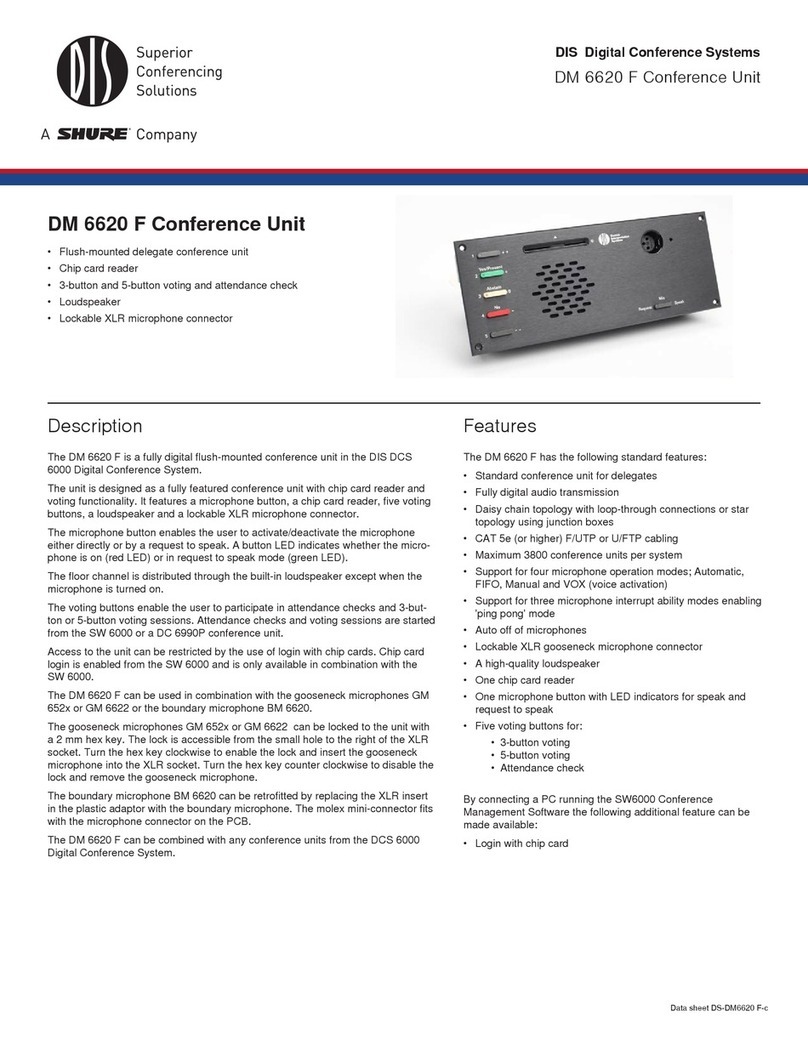 DIS DM 6620 F datasheet