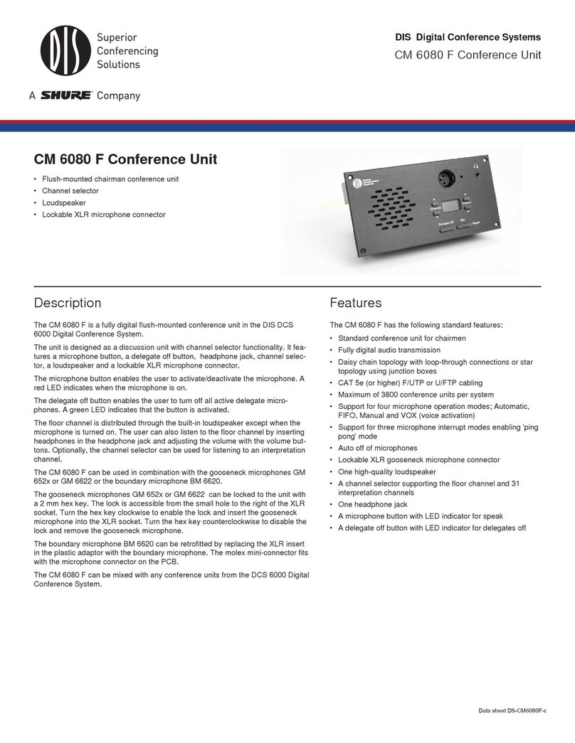 DIS CM 6080 F datasheet