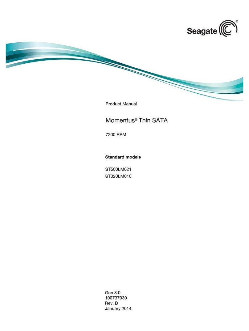 Seagate Momentus ST500LM021 User manual