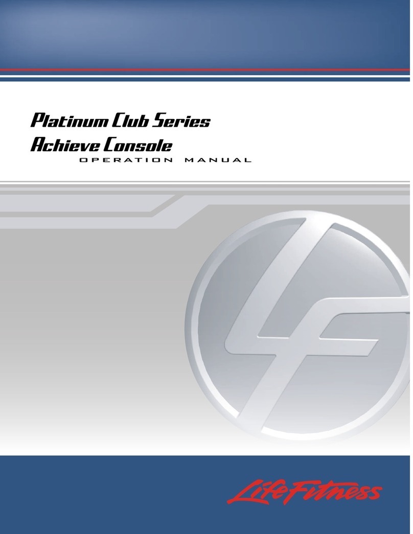 Life Fitness PLATINUM CLUB SERIES Operation manual
