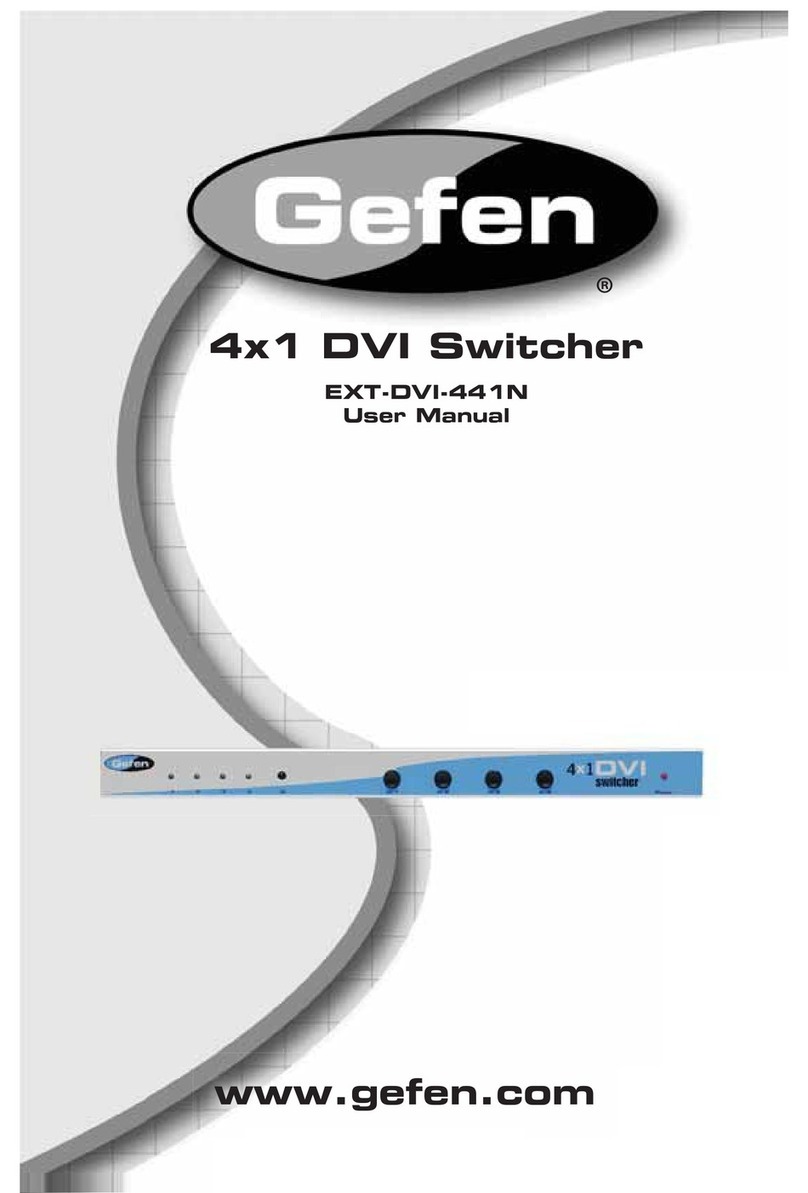 Gefen EXT-DVI-441N user manual Gefen EXT-DVI-441N user manual
