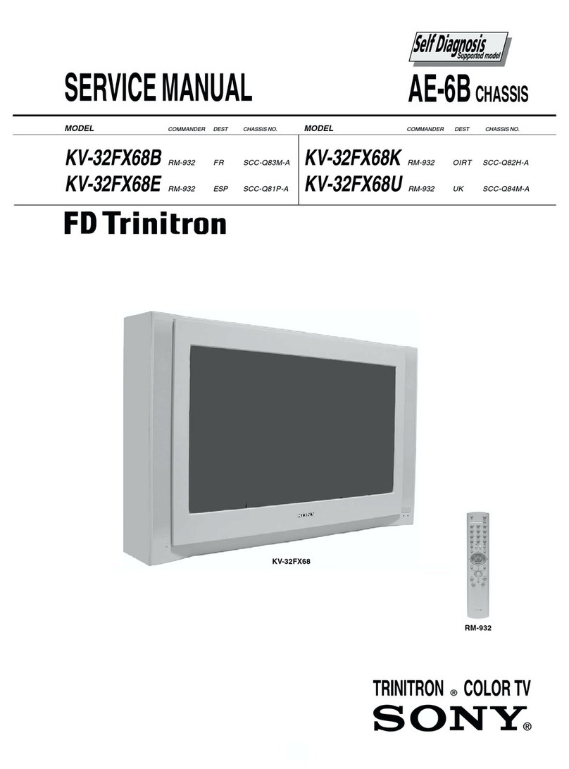 Sony FD Trinitron KV-32FX68B User manual