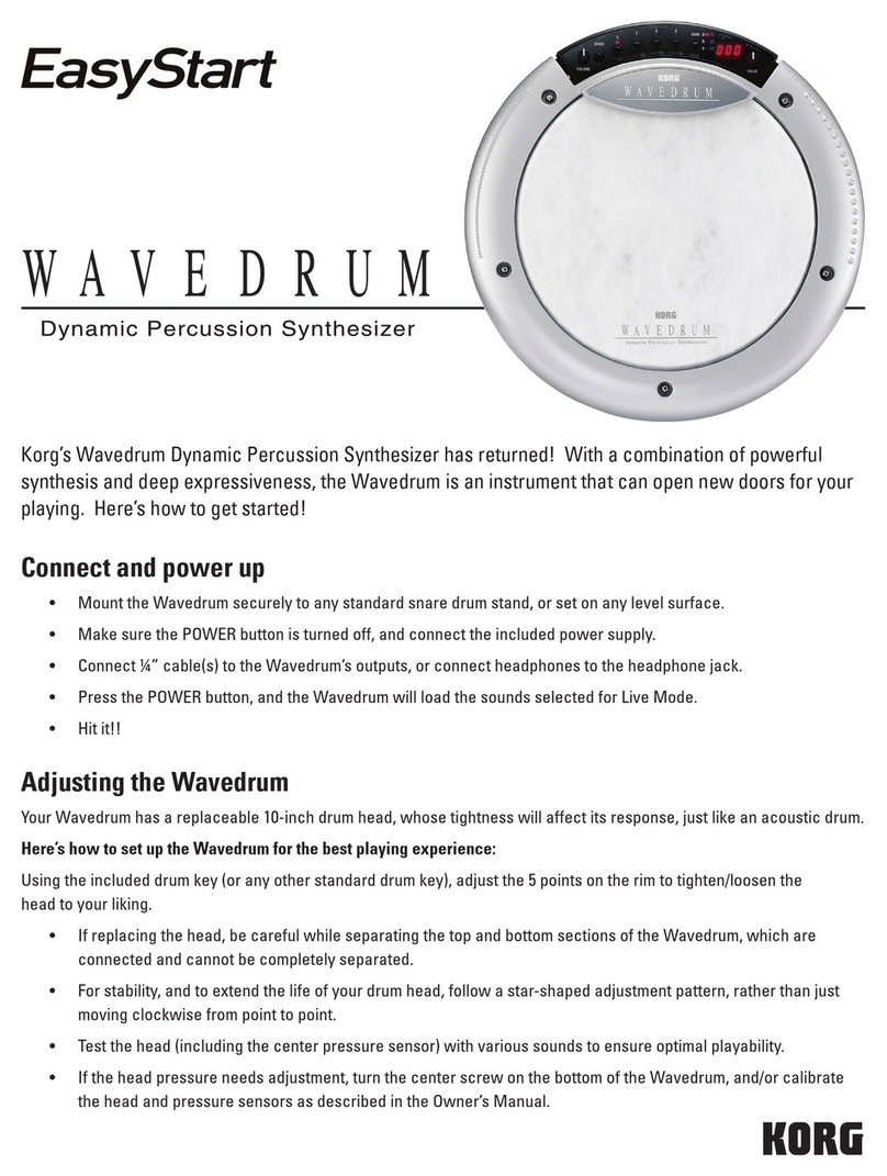 Korg Wavedrum Easy start