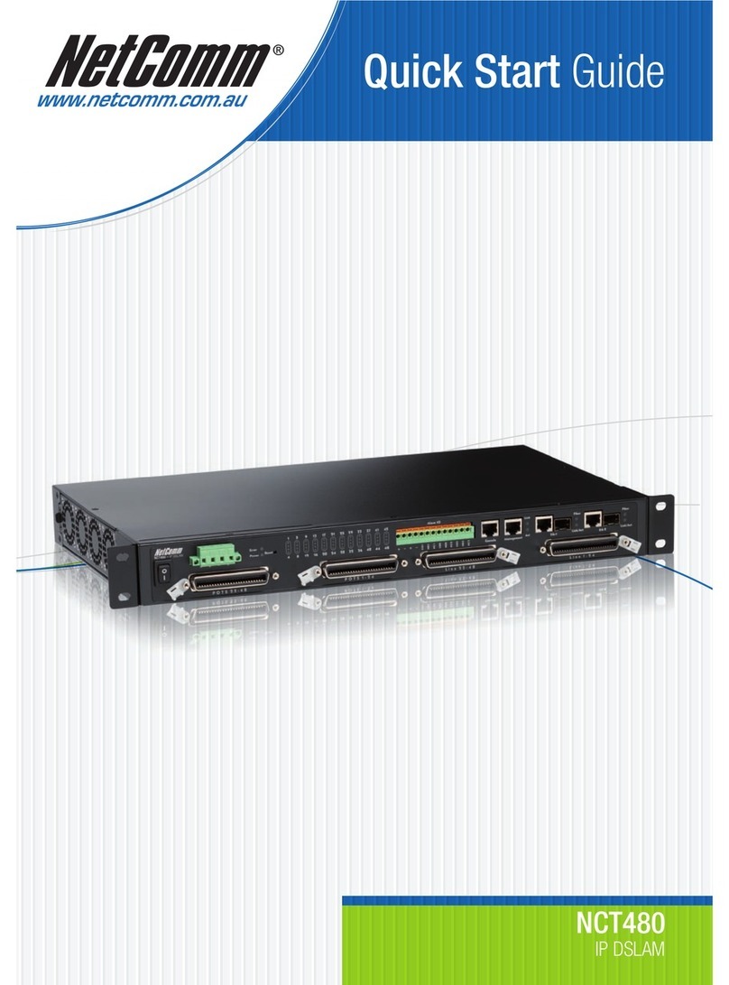 NetComm NCT480 User manual NetComm NCT480 User manual