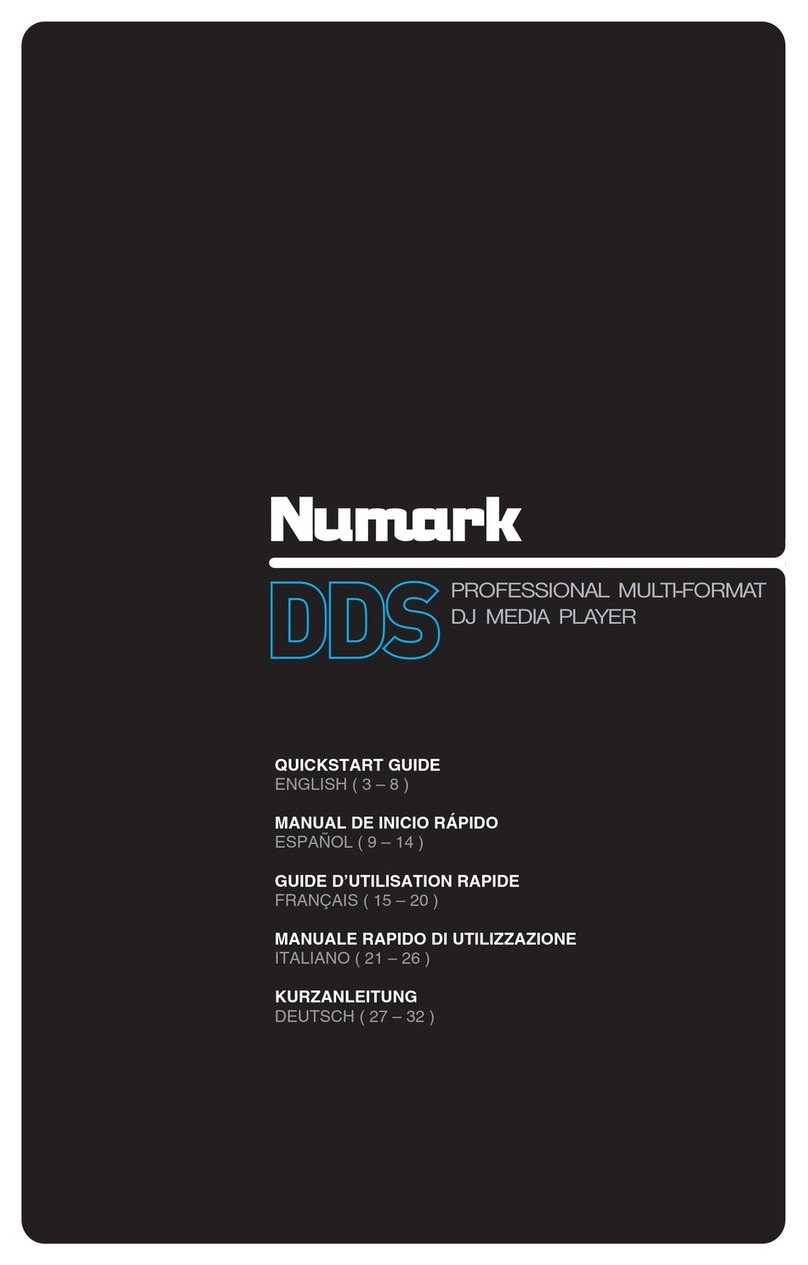Numark DDS quick start guide