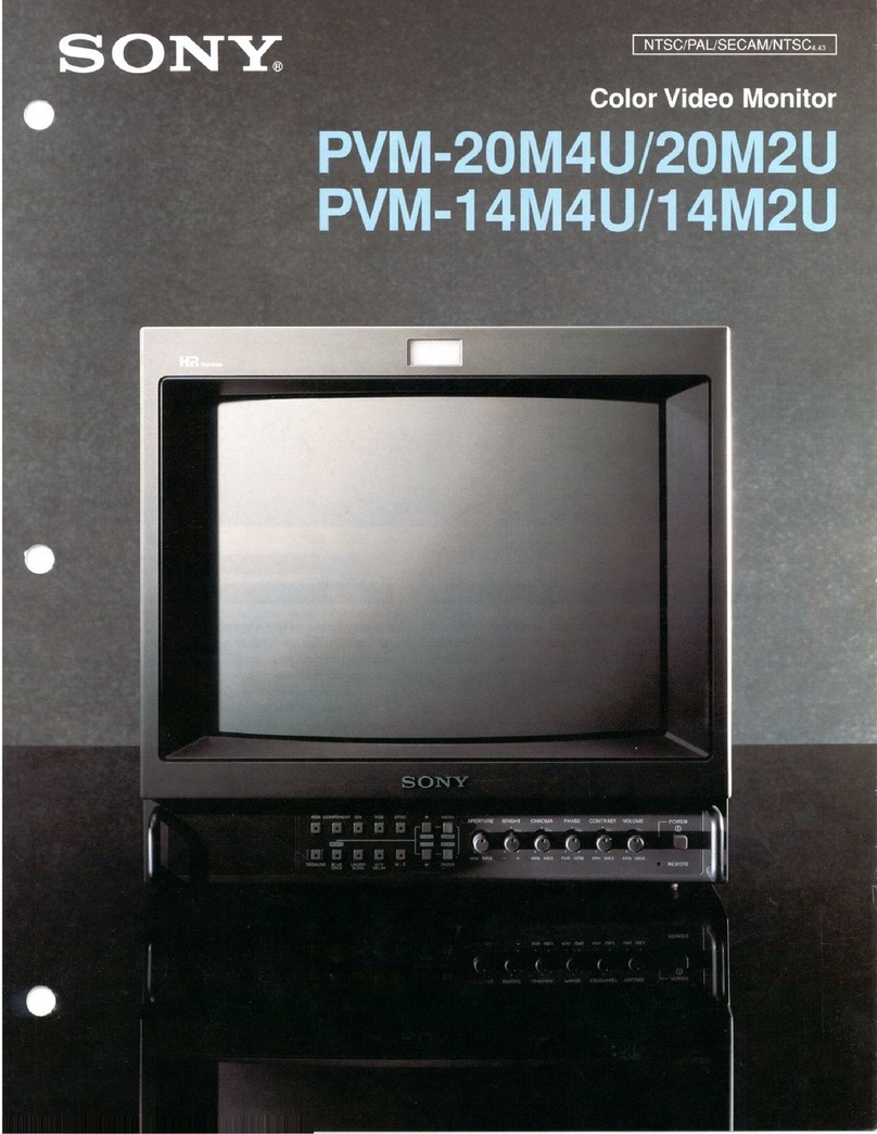 Sony Trinitron PVM-20M4U User manual