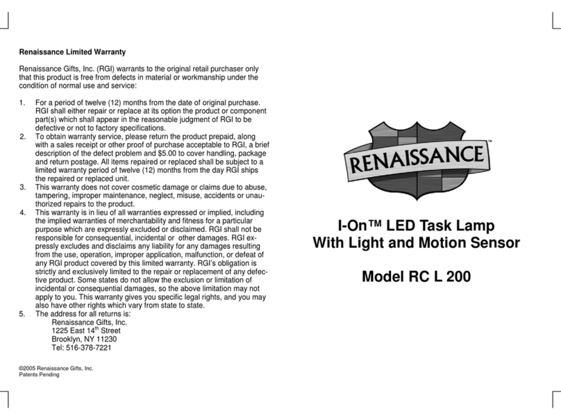 Renaissance RC L 200 Features & specifications Renaissance RC L 200 Features & specifications