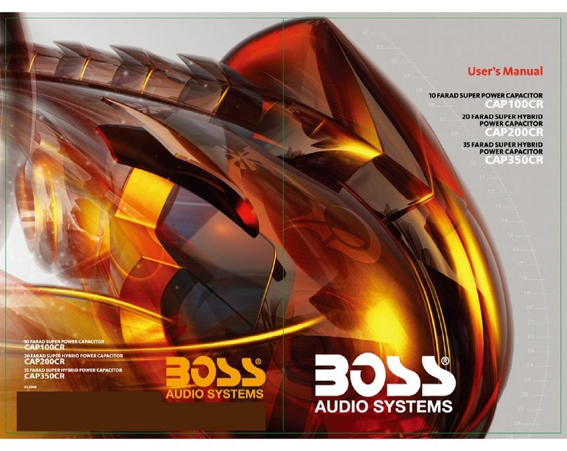 Boss Audio Systems CAP100CR User manual