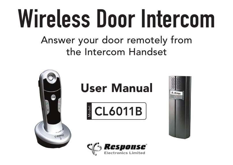 Response Electronics CL6011B User manual