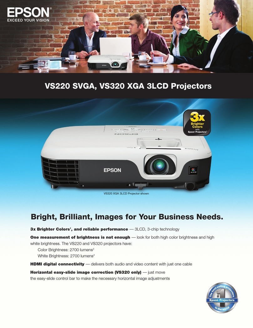 Epson VS220 User manual