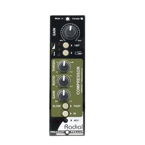 Radial Engineering PreComp 500 series User manual Radial Engineering PreComp 500 series User manual