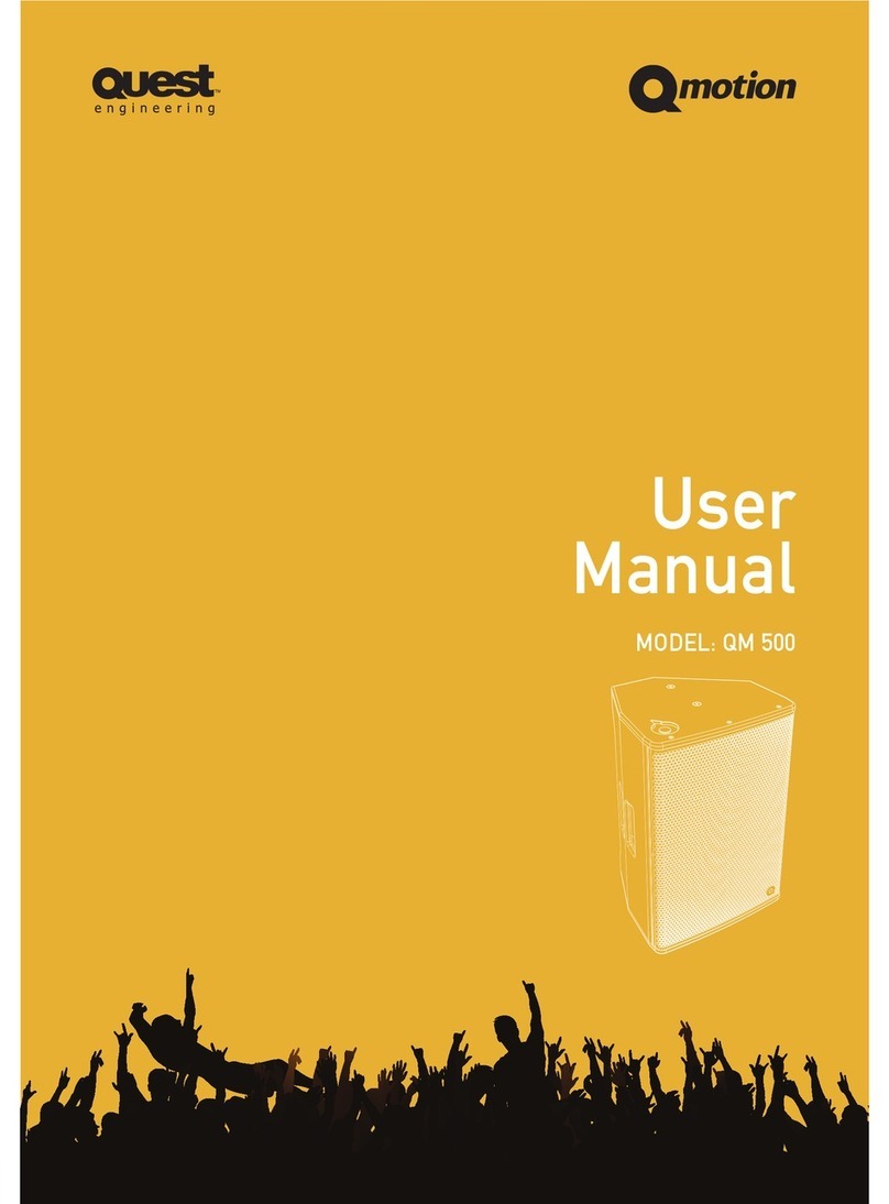 Quest Engineering QM 500 User manual Quest Engineering QM 500 User manual