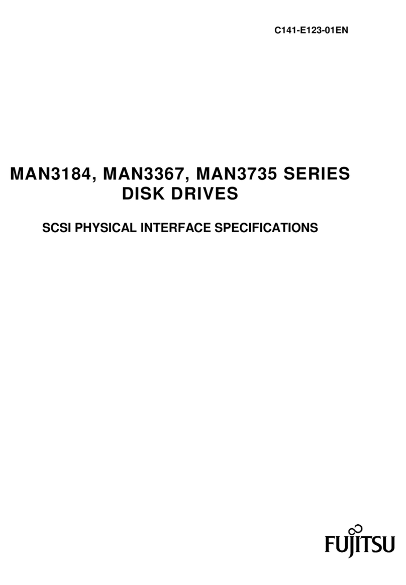 Fujitsu MAN3184 SERIES User manual