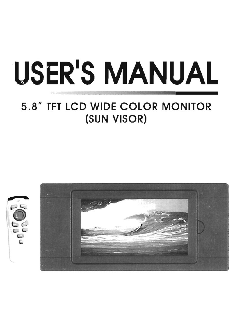Farenheit 5.8" TFT LCD Wide color monitor User manual