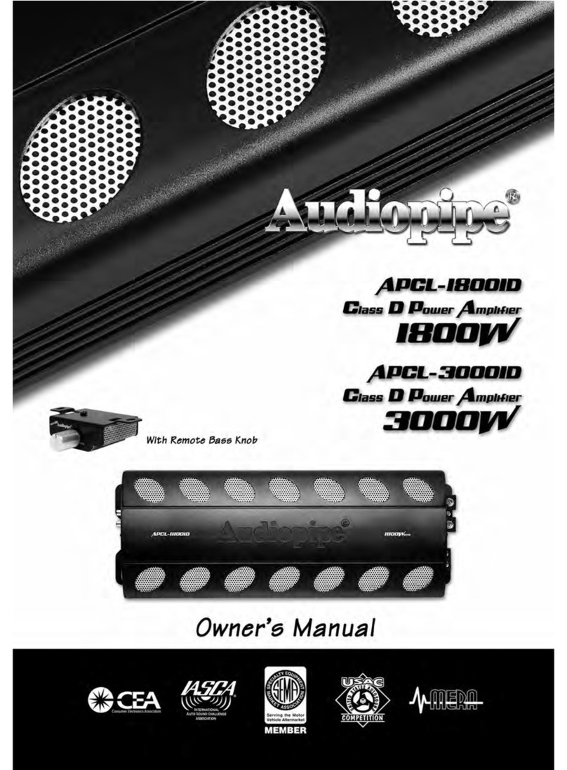 Audiopipe APCL-1800ID User manual Audiopipe APCL-1800ID User manual
