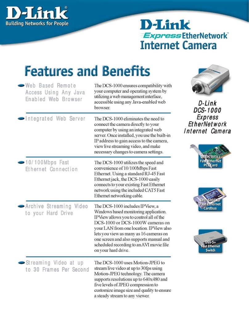 D-Link DCS-1000 User manual