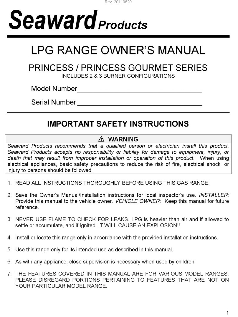 Seaward PRINCESS SERIES owner's manual