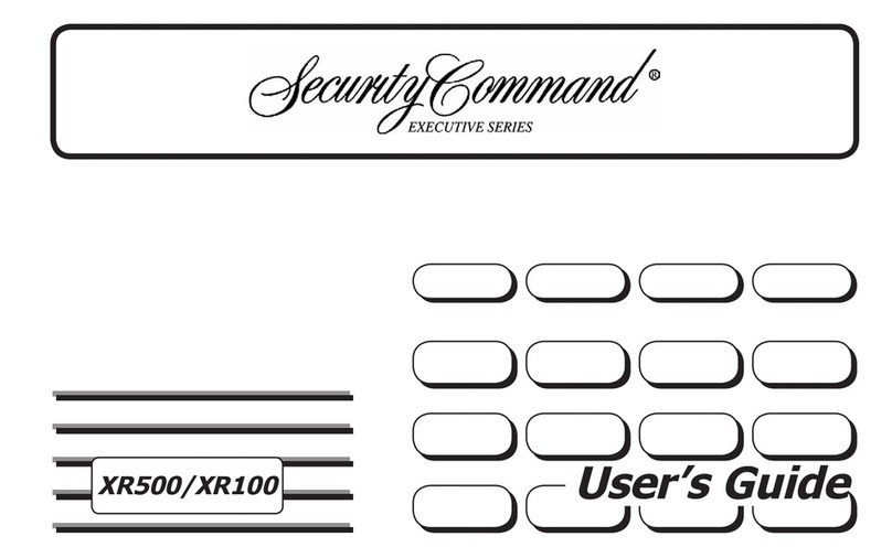 Security Command XR500 Series User manual Security Command XR500 Series User manual
