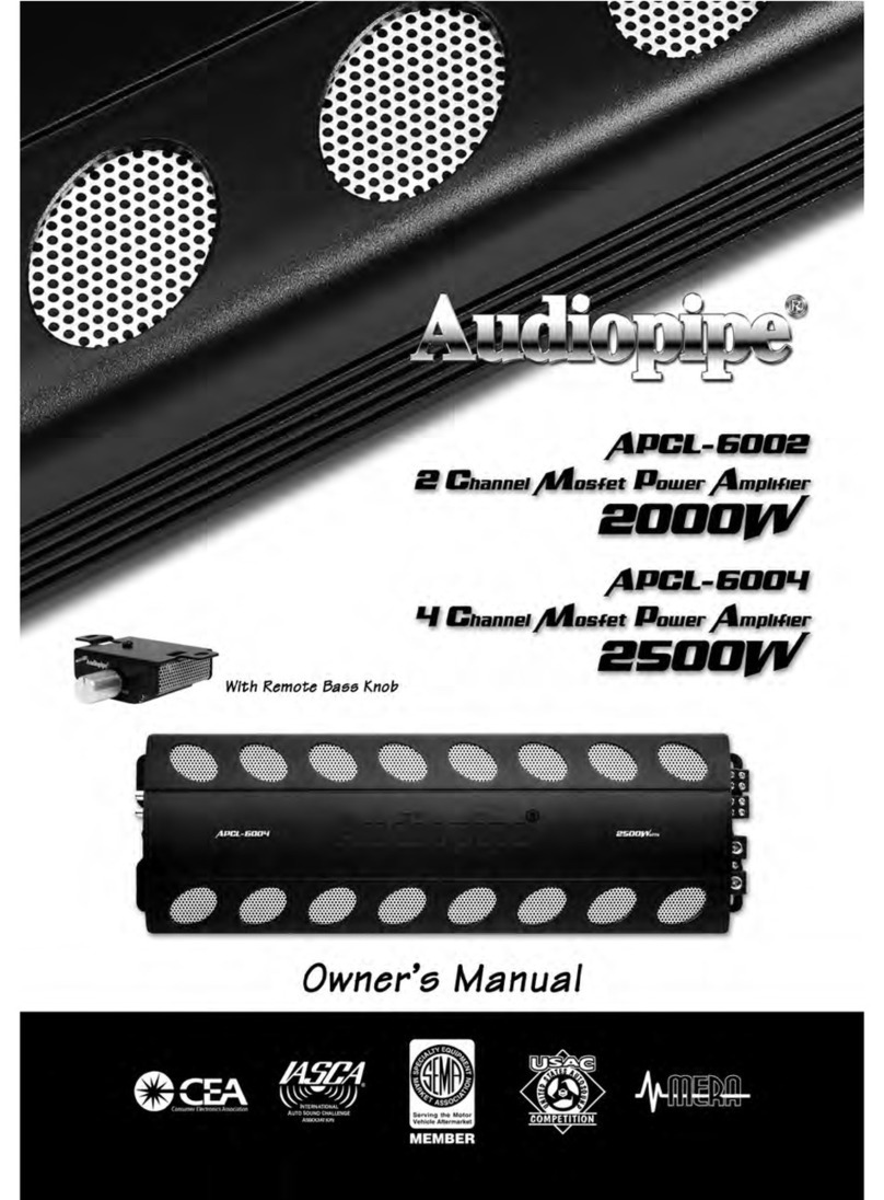 Audiopipe APCL-6002 User manual Audiopipe APCL-6002 User manual