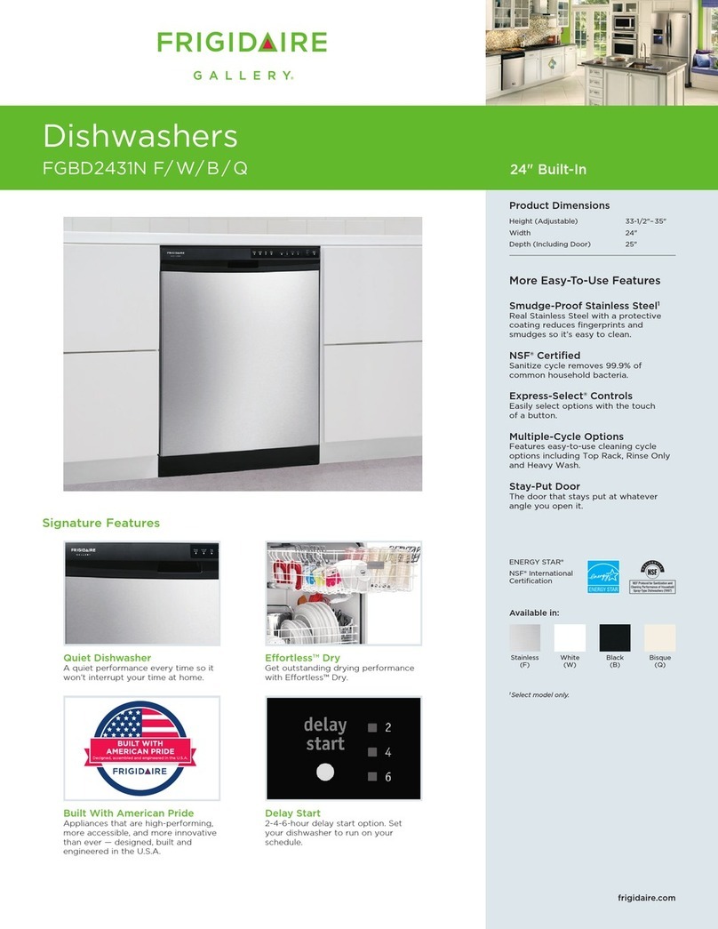 Frigidaire FGBD2431NW Owner's manual