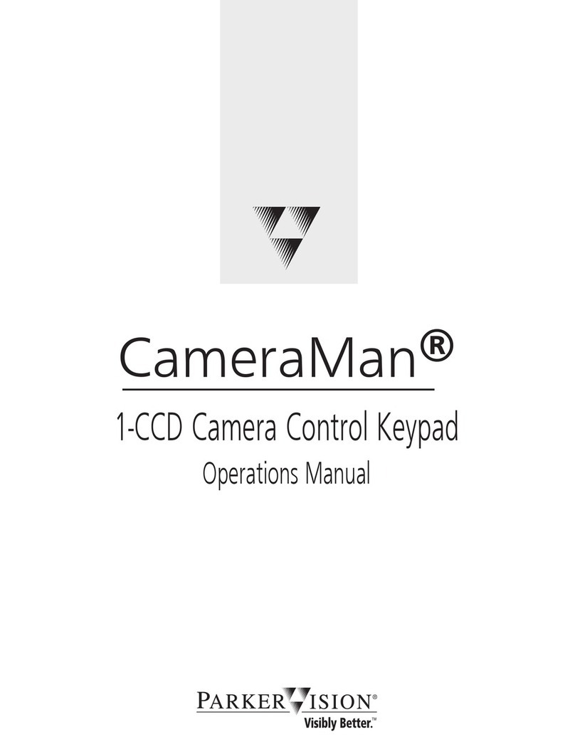 ParkerVision CameraMan 1-CCD User manual