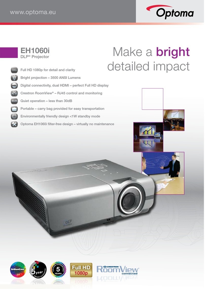 Optoma EH1060i User manual Optoma EH1060i User manual