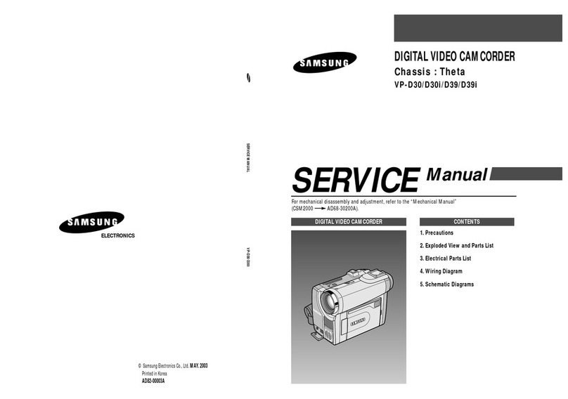 Samsung VP-D30 User manual