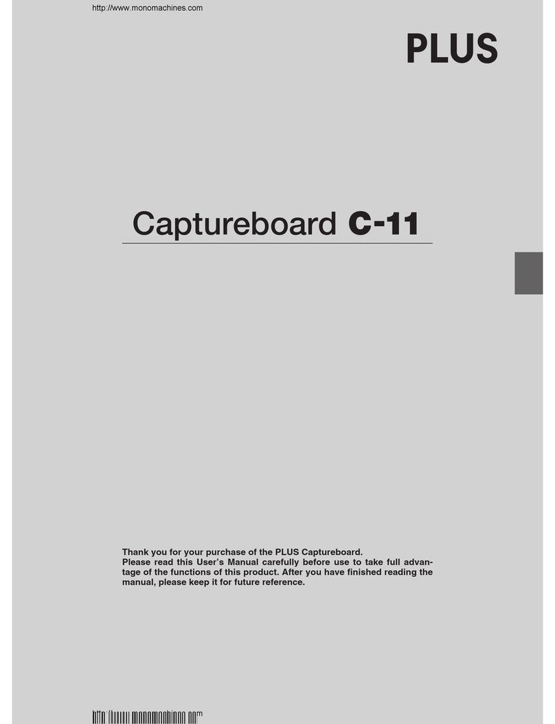 Plus C-11 User manual