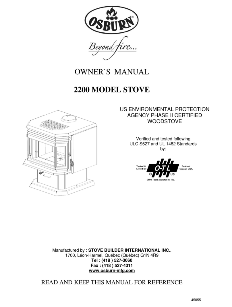 Osburn 2200 User manual