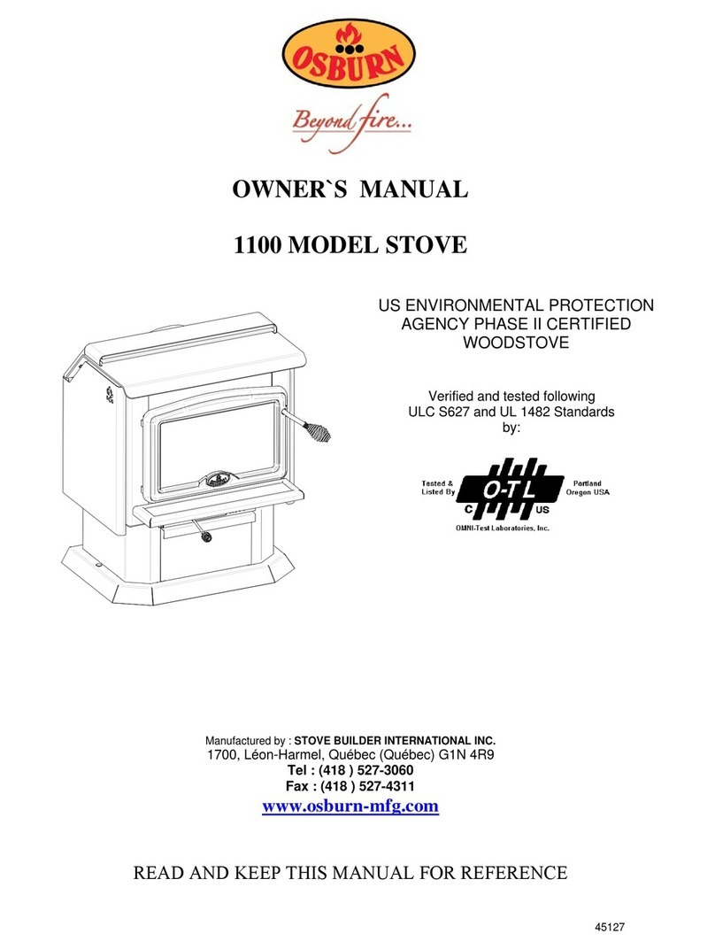 Osburn 1100 owner's manual