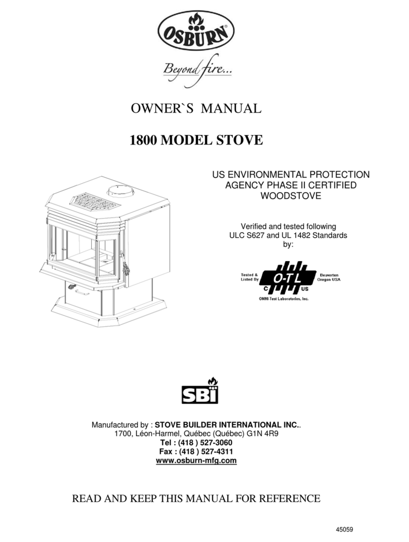 Osburn 1800 User manual