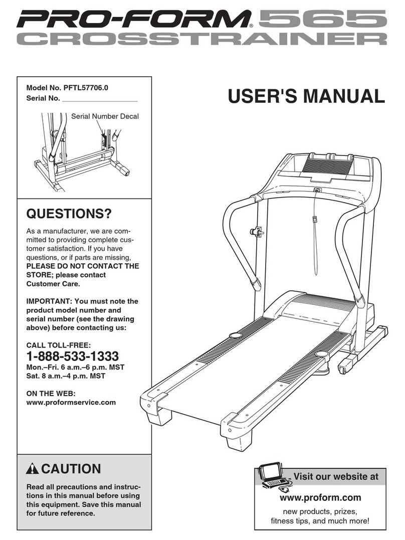 Pro-Form PFTL57706.0 User manual