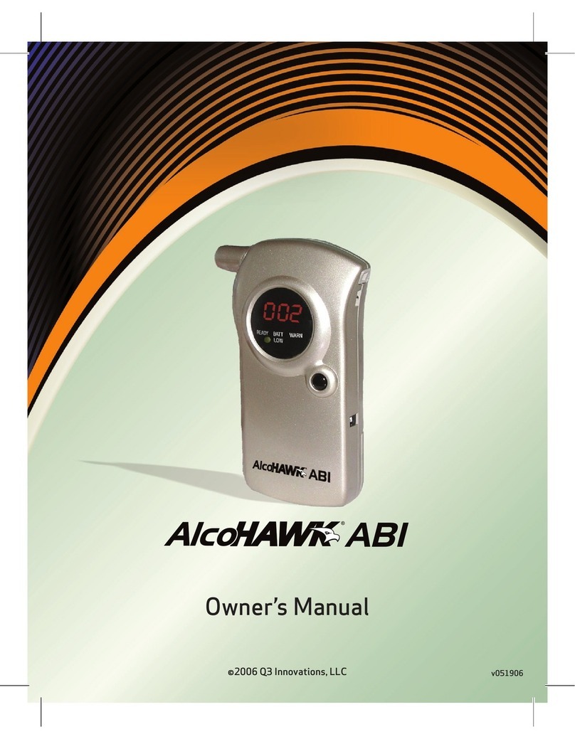 Alcohawk AlcoHAWK ABI User manual
