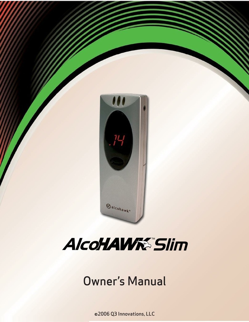 Alcohawk AlcoHawk Slim owner's manual