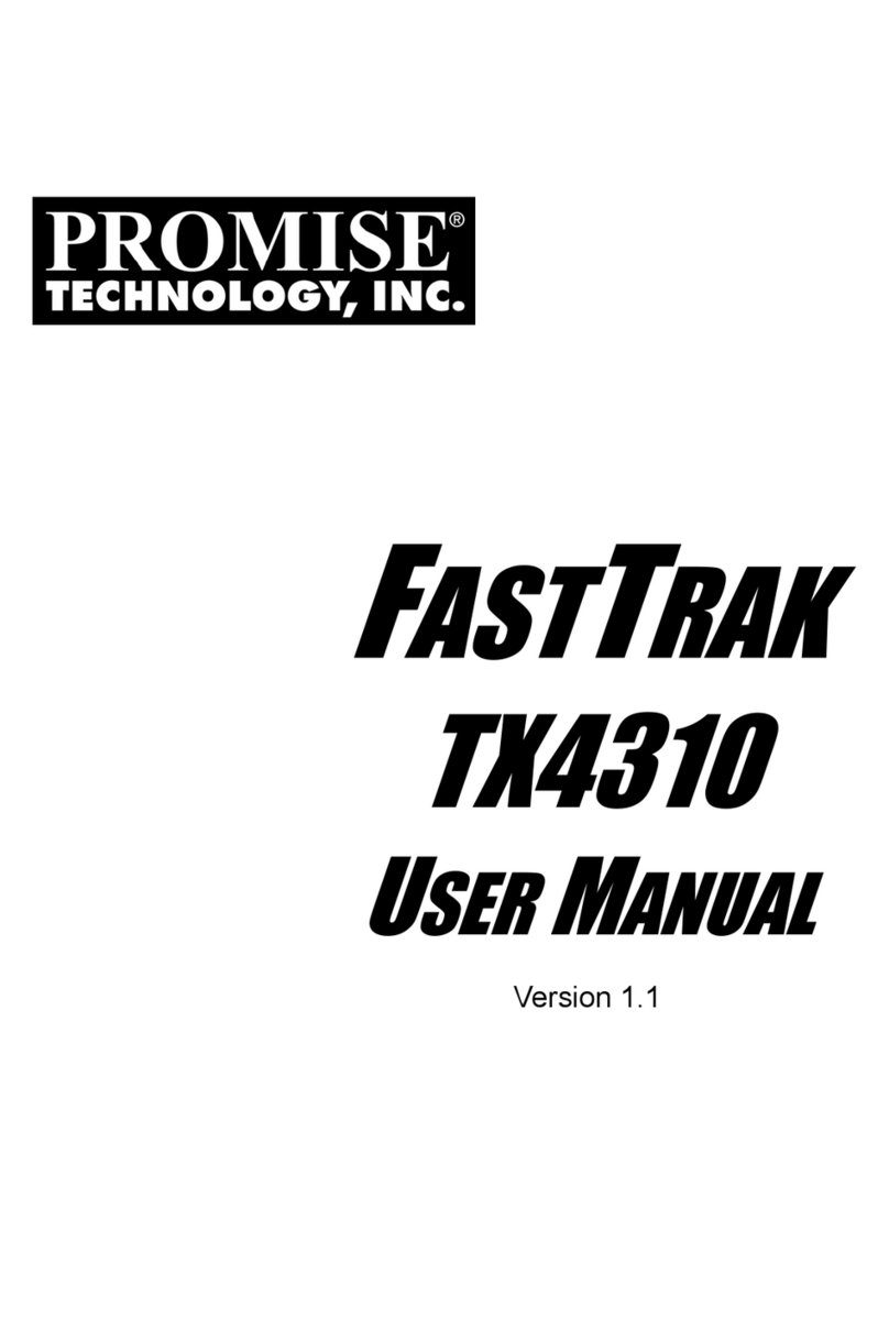 Promise FastTrak TX4310 user manual